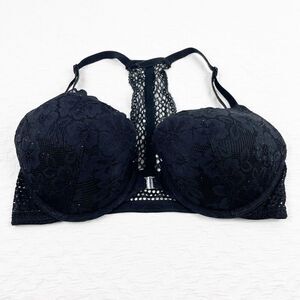 BUY 1 GET 1 FREE H&M 34D front close black lace bra